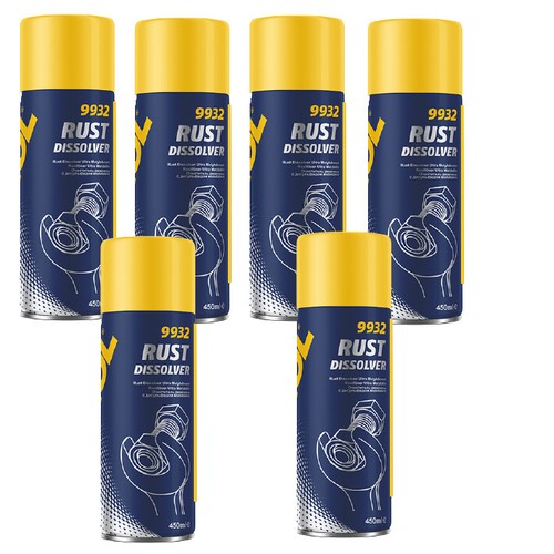 6x450ml mannol rostlöser - mannol,