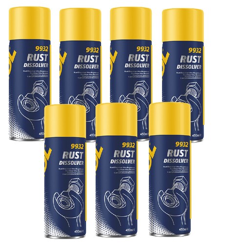7x450ml mannol rostlöser - mannol,