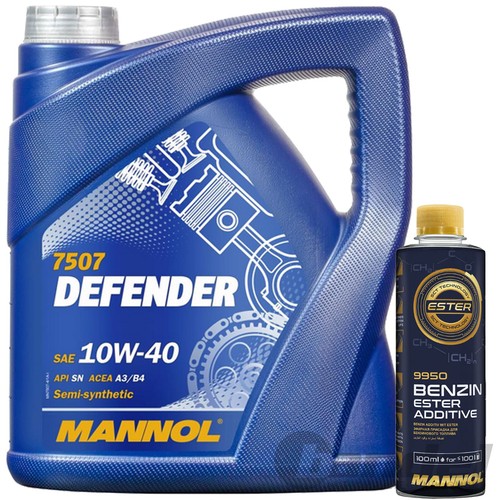 Mannol defender 10w40 öl - 5l,